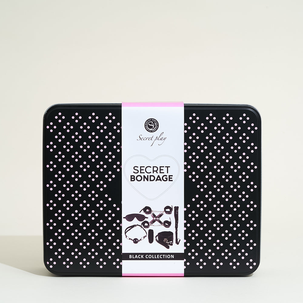 Coffret de bondage Secret Pleasure - Noir