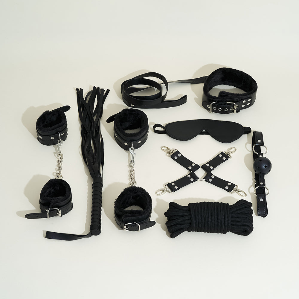 Coffret de bondage Secret Pleasure - Noir