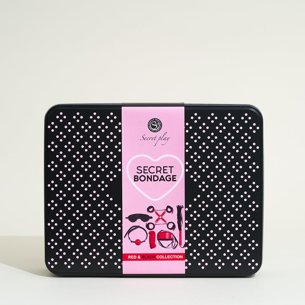 Coffret de bondage Secret Pleasure - Rouge