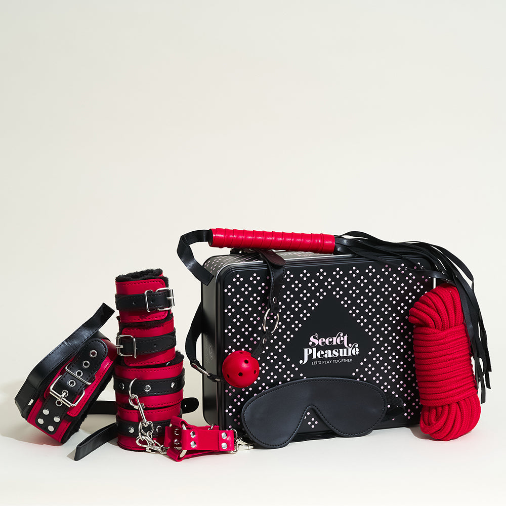 Coffret de bondage Secret Pleasure - Rouge