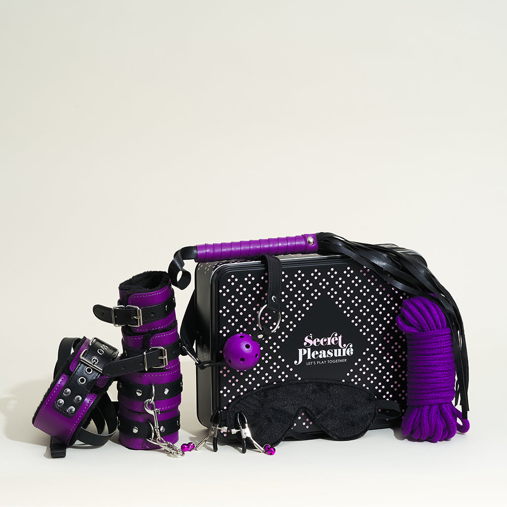 Coffret de bondage Secret Pleasure - Violet