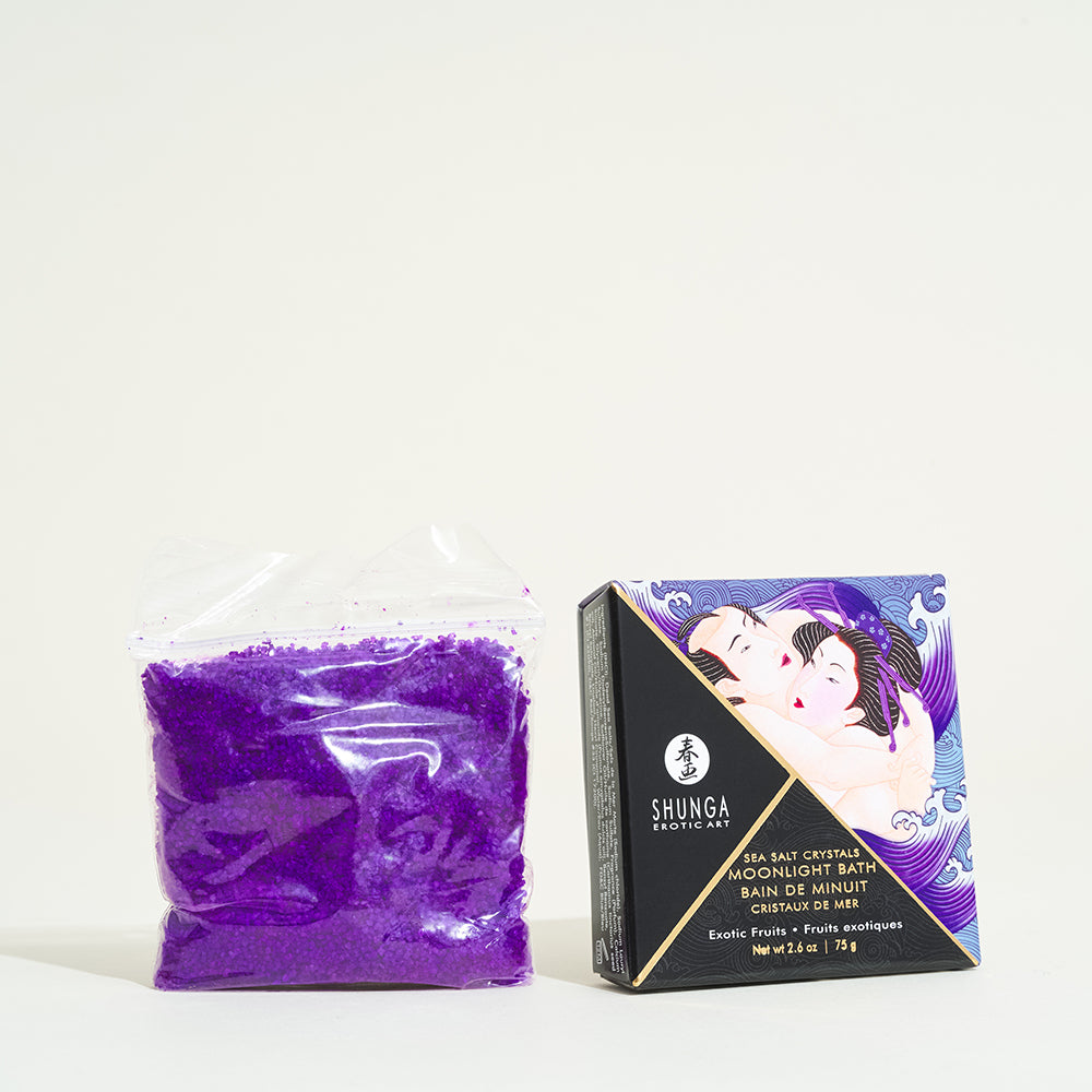 Sels de bain aphrodisiaques "Bain de minuit" - Fruits exotiques