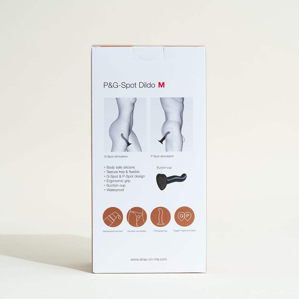 Dildo spécial Point G et P - Noir