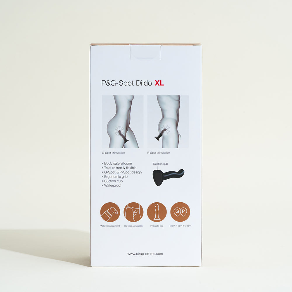 Dildo spécial Point G et P - Noir