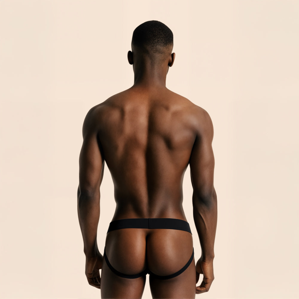 Slip ouvert déboutonnable Théo Passage du désir lingerie