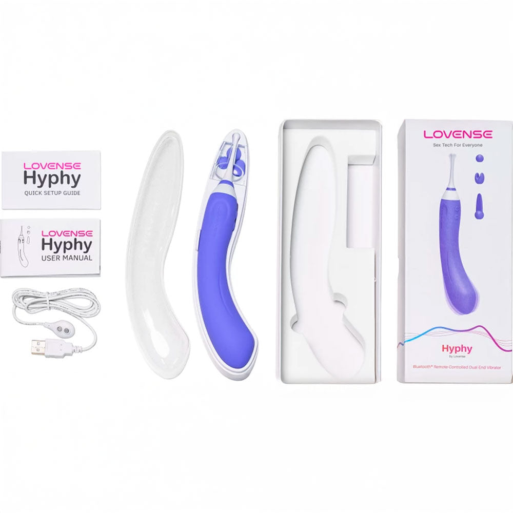 Vibromasseur connecté double extrémité Hyphy Lovense
