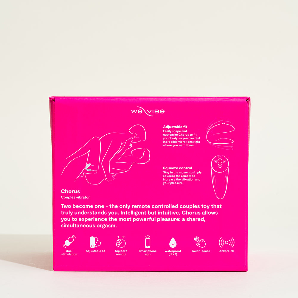 Chorus stimulateur connecté pour couple - Rose