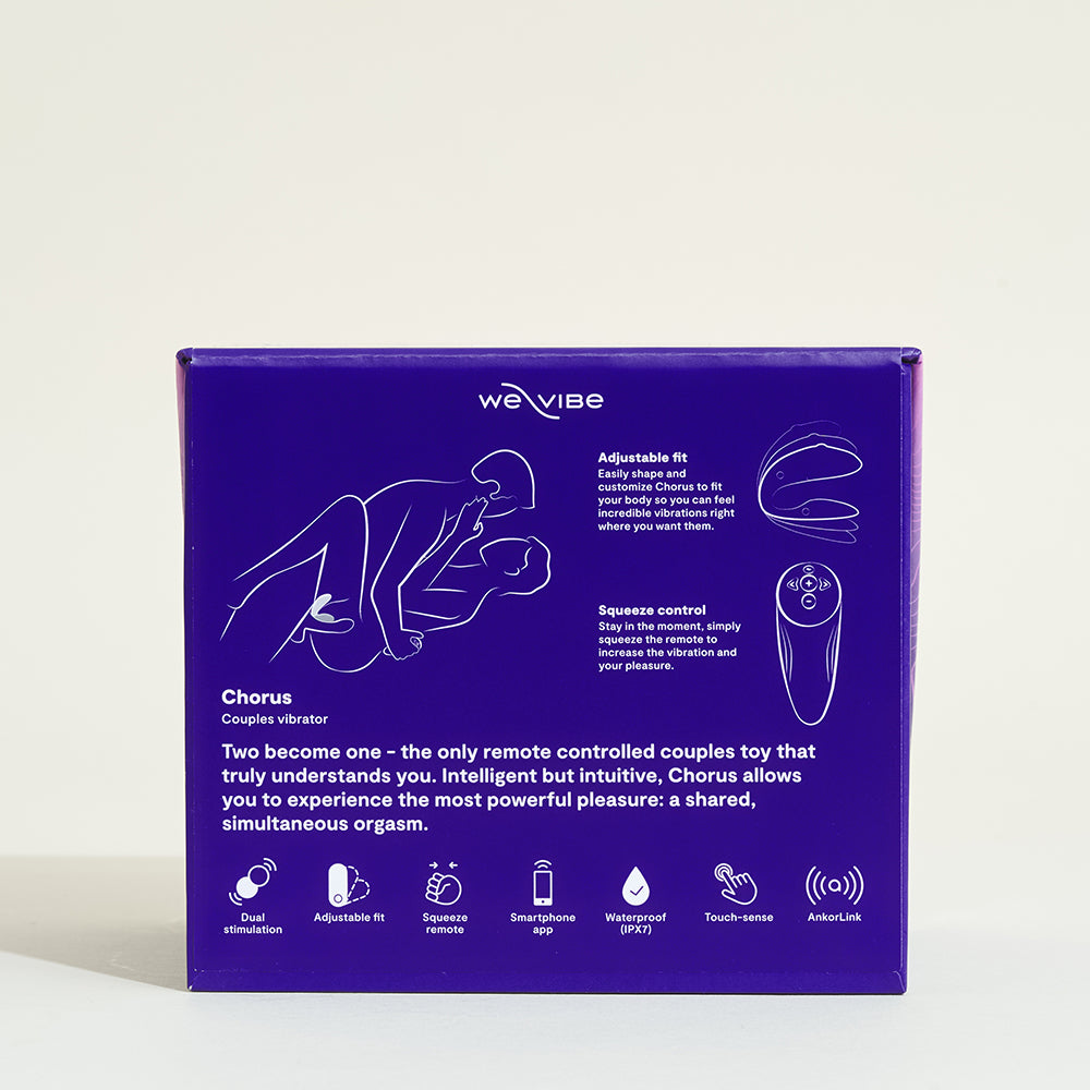 Chorus stimulateur connecté pour couple - Violet