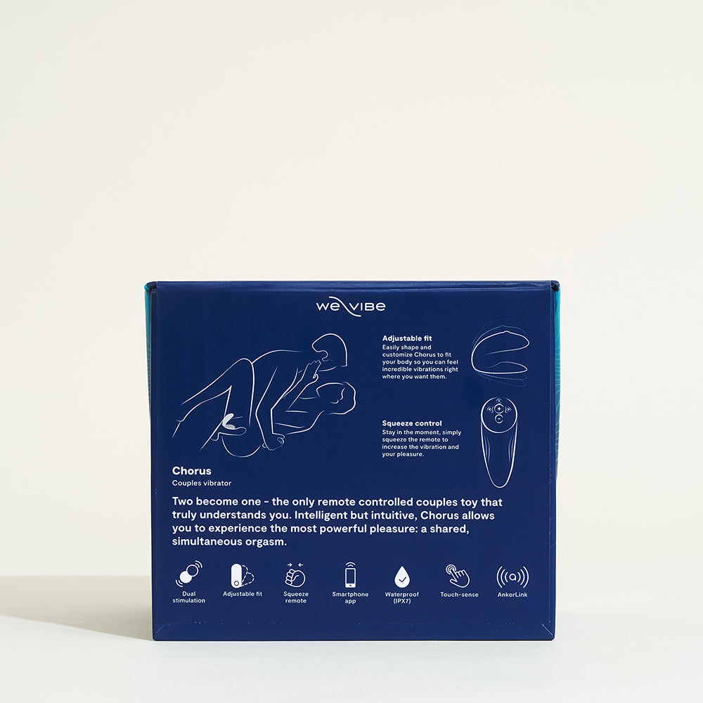 Chorus stimulateur connecté pour couple - Bleu métallique