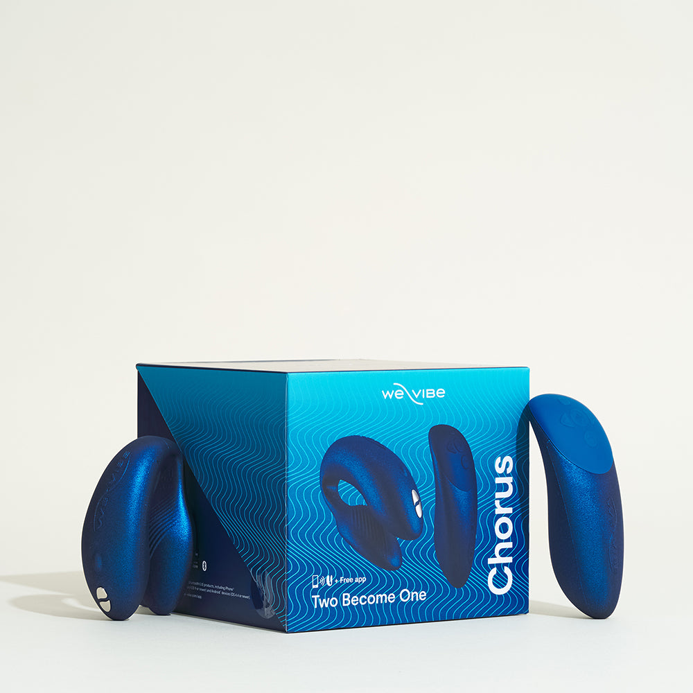 Chorus stimulateur connecté pour couple - Bleu métallique