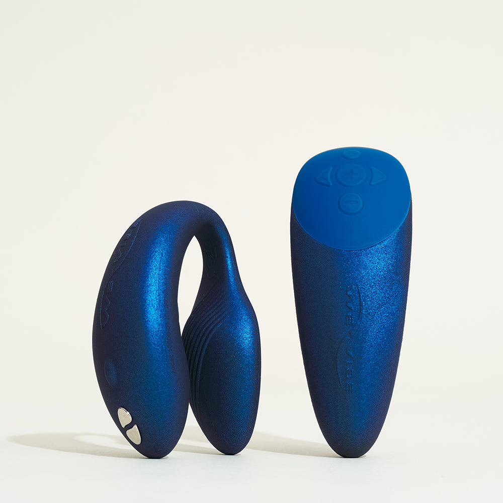Chorus stimulateur connecté pour couple - Bleu métallique