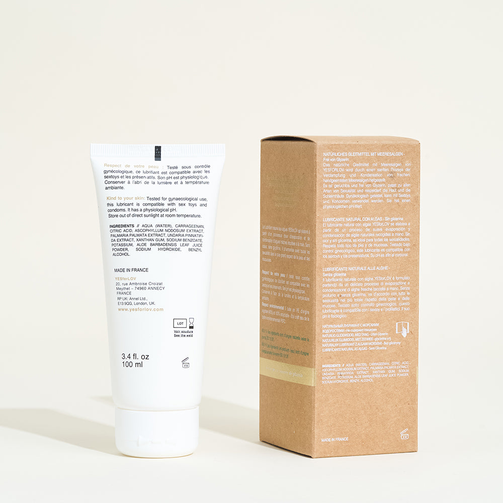 Lubrifiant naturel aux Algues sans glycérine YESforLOV
