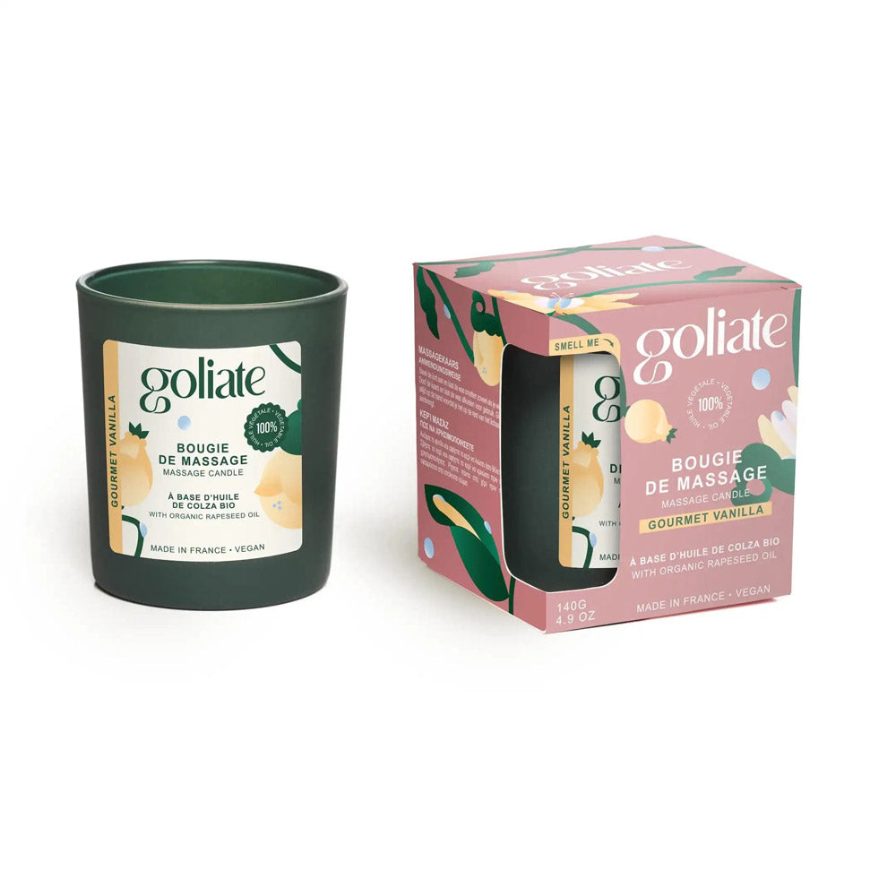 Bougie de massage bio parfum intense - Vanille