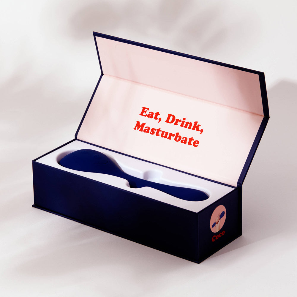 Double stimulateur Coco de Puissante (V1) - Bleu