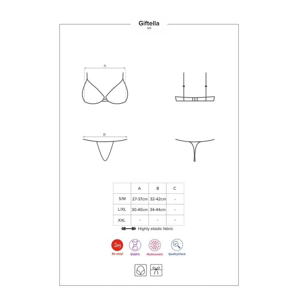 Ensemble Giftella Obsessive - L/XL