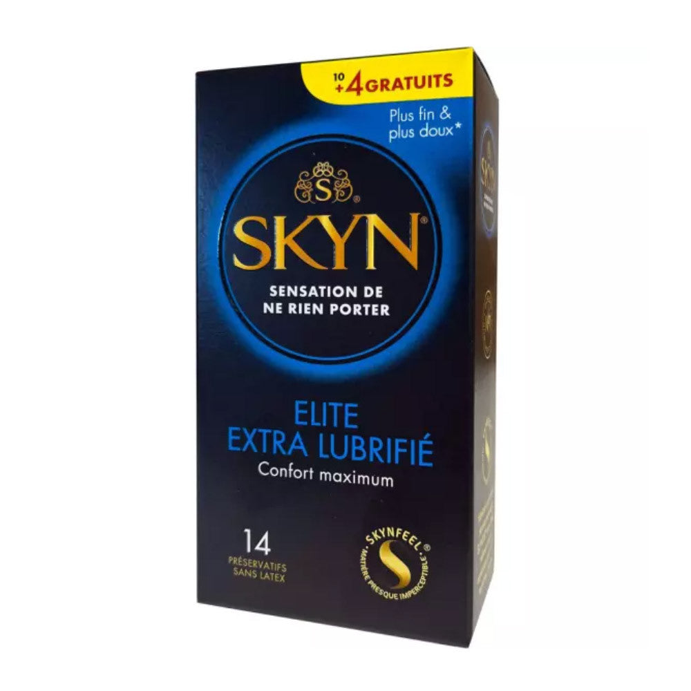 Préservatifs sans latex extra lubrifié - Boîte de 14