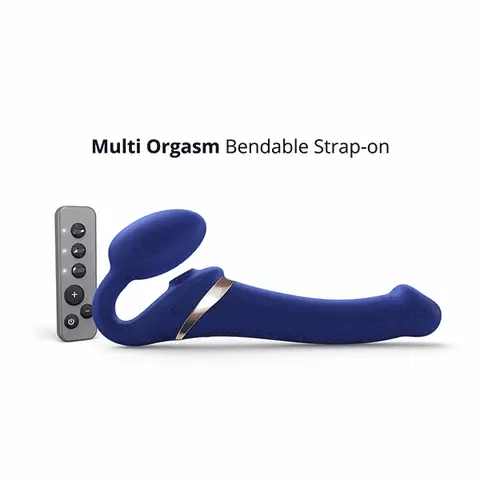 Strap-on Multi Orgasm télécommande - Bleu