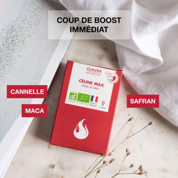 Stimulant féminin 100% bio Céline Max flash - Stimulant féminin 100% bio Céline Max flash