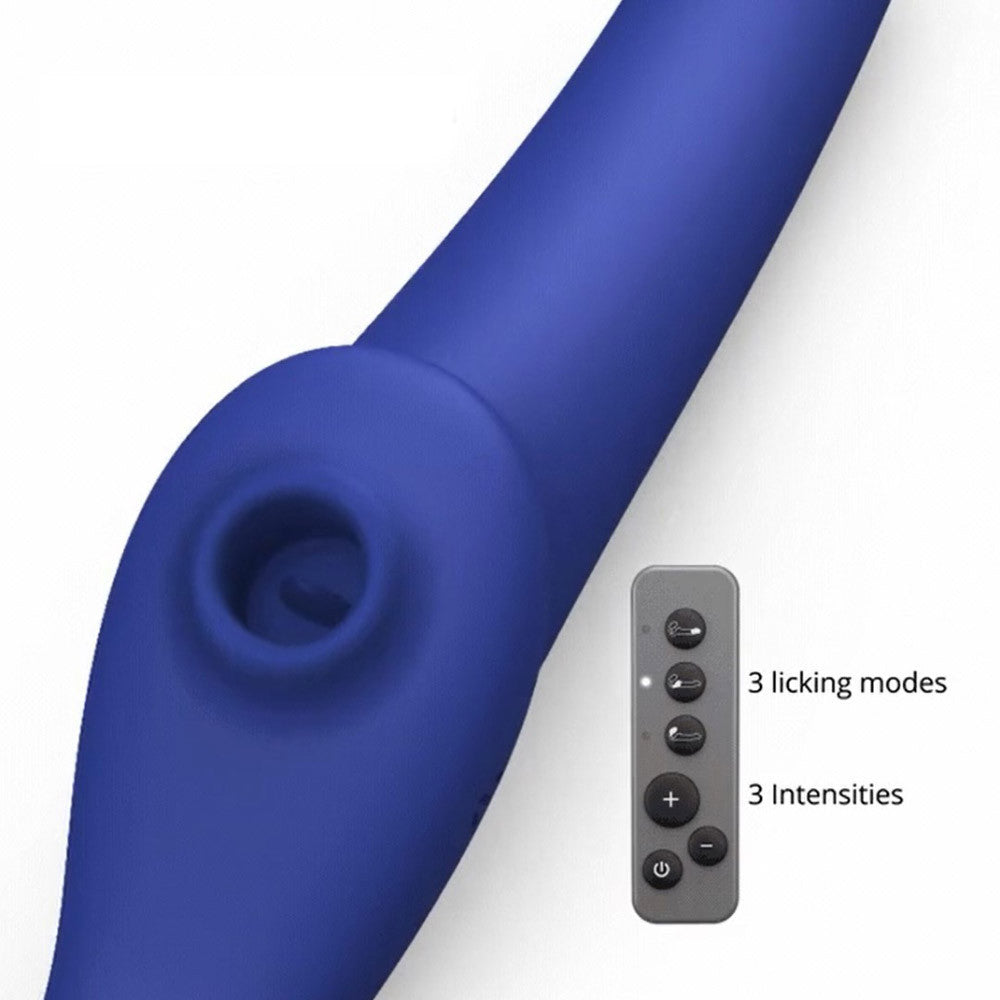 Strap-on Multi Orgasm télécommande - Bleu