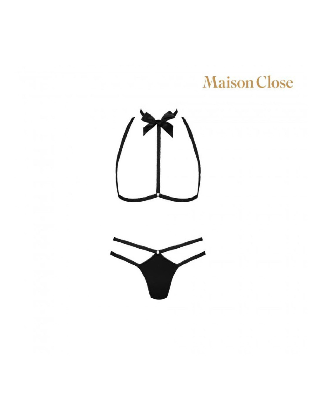 Maison Close Ensemble harnais & string Le Petit Secret y3V3pPa1