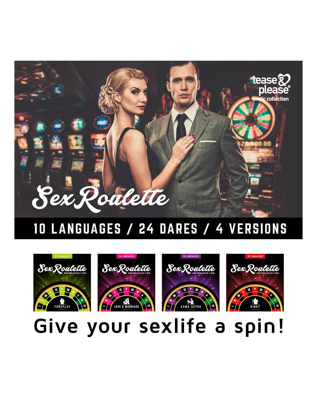 Tease And Please Jeu Sex Roulette Love et Mariage WV1Sh4Yg