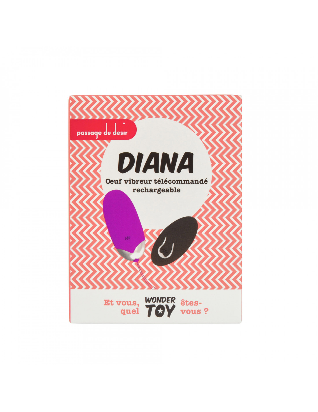 Wondertoy Diana oeuf vibreur telecommande Wonder Toys ULs89KgQ