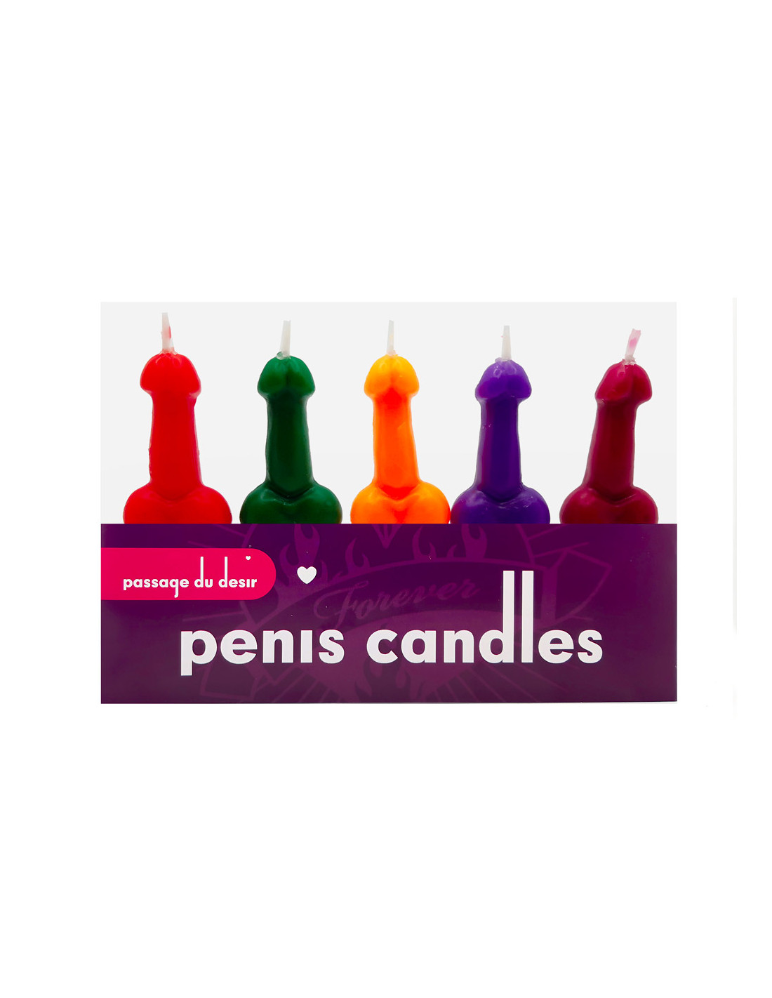 Passage du Désir Penis Candles : 5 mini bougies zizi ff