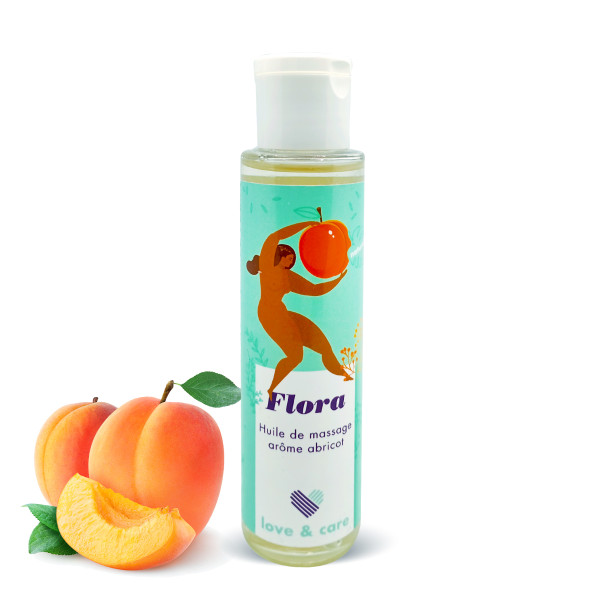 Huile de massage abricot Bio Flora #1