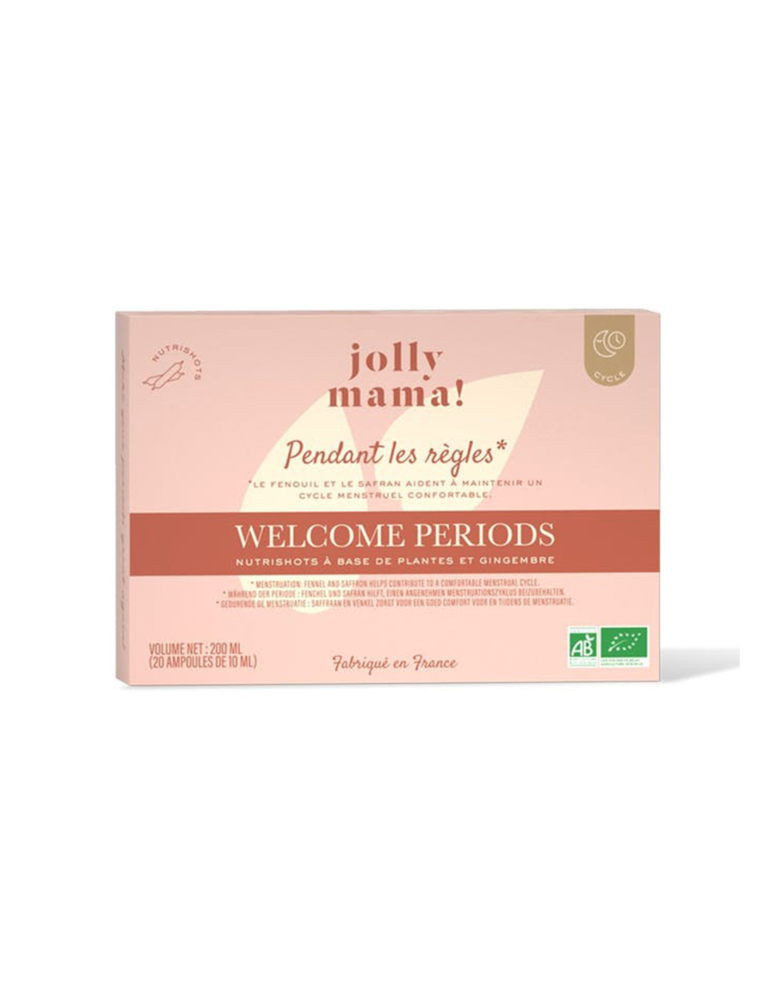 Nutrishots Welcome Periods de Jolly Mama Mu8A7tC7