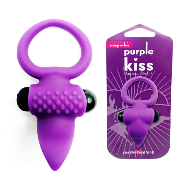 Anneau vibreur Purple Kiss