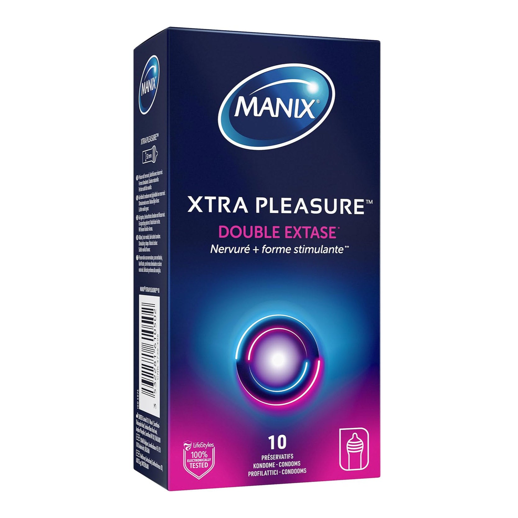 Préservatifs Manix Xtra Pleasure Double Extase