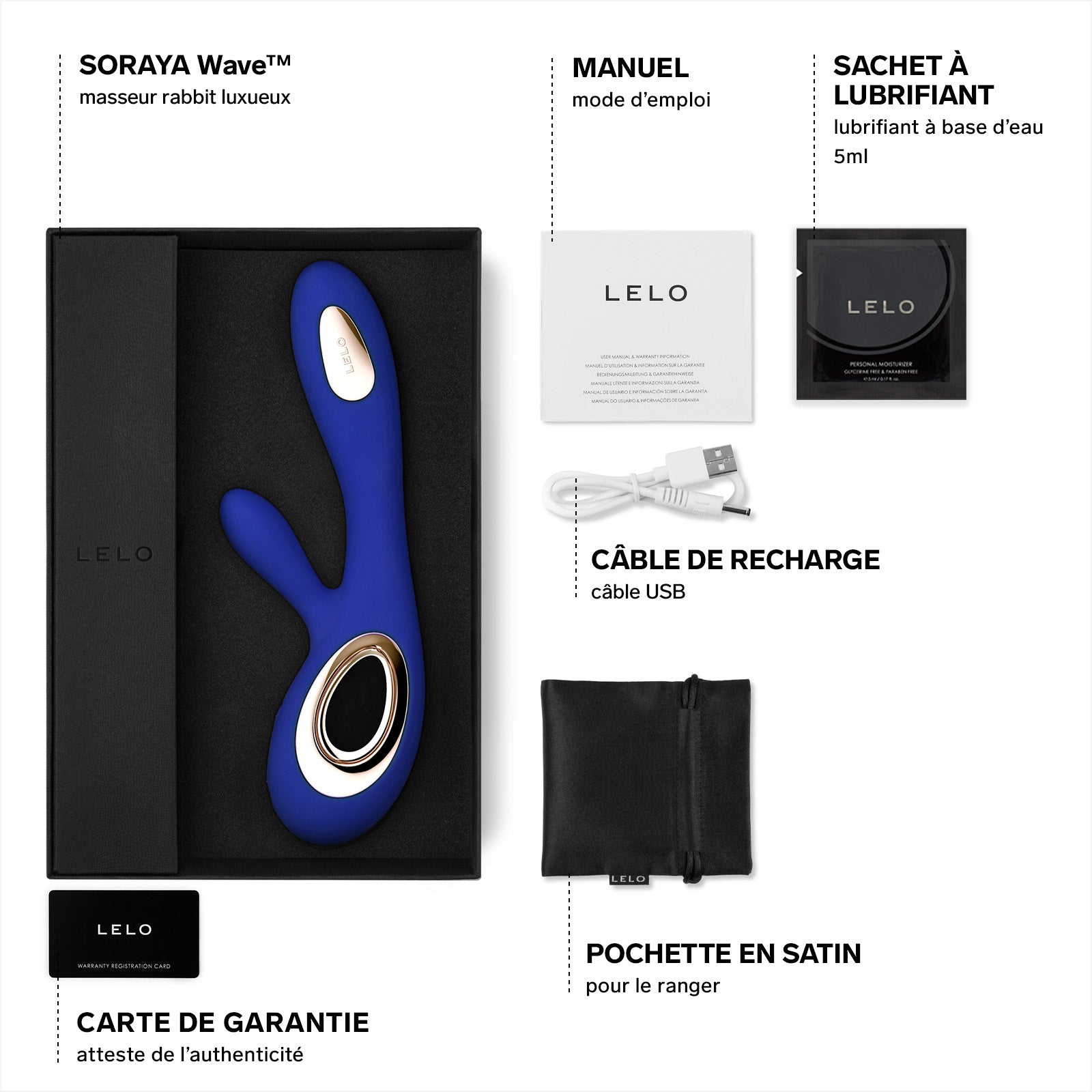 Soraya Wave de Lelo - Bleu
