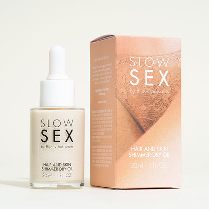 Huile intime brillante Slow Sex