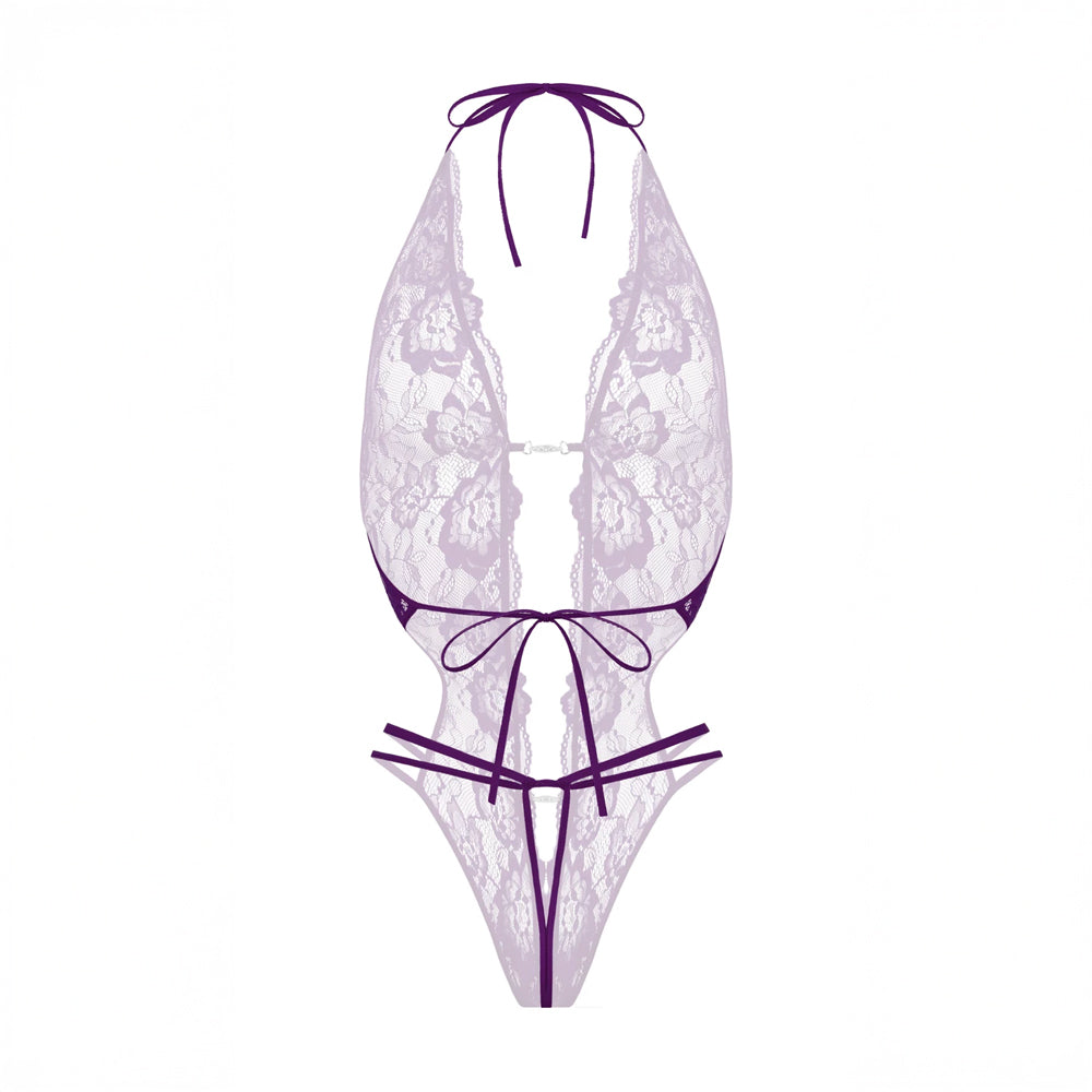 Body Renée ouvert Christine Le duc - Violet