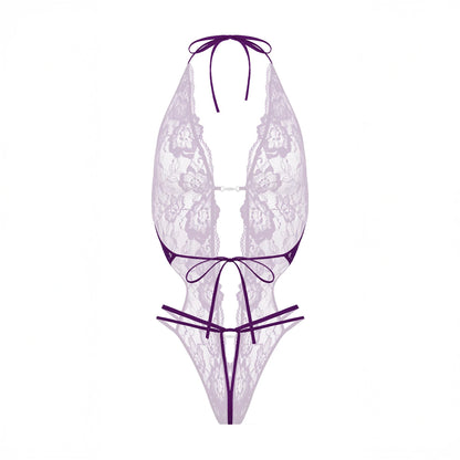 Body Renée ouvert Christine Le duc - Violet