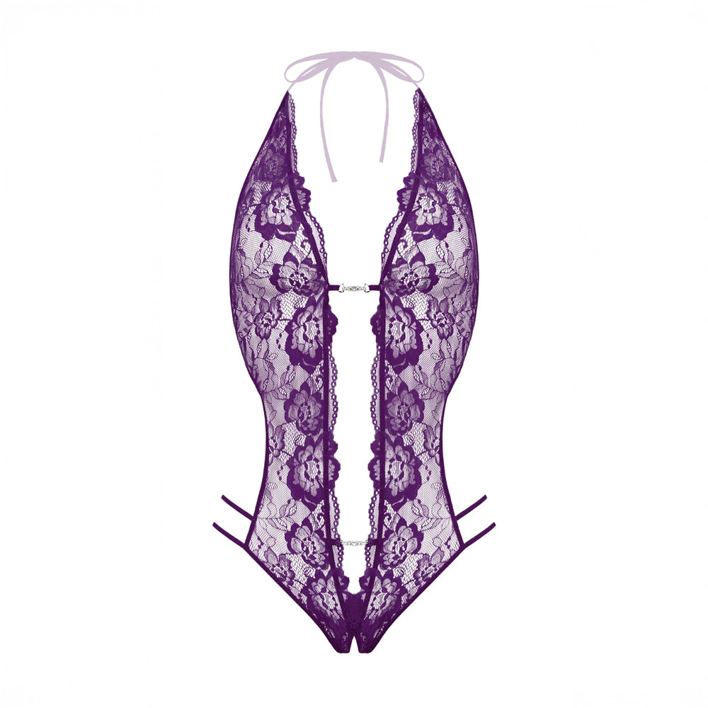Body Renée ouvert Christine Le duc - Violet