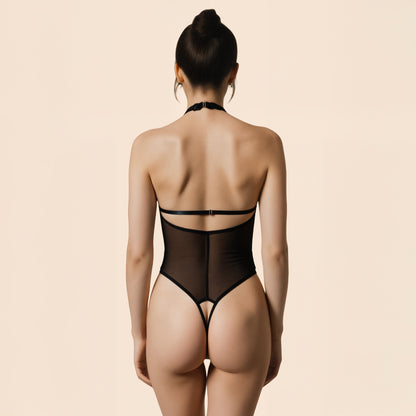 Body ouvert dentelle Eva Passage du désir lingerie - Body ouvert dentelle Eva Passage du désir lingerie