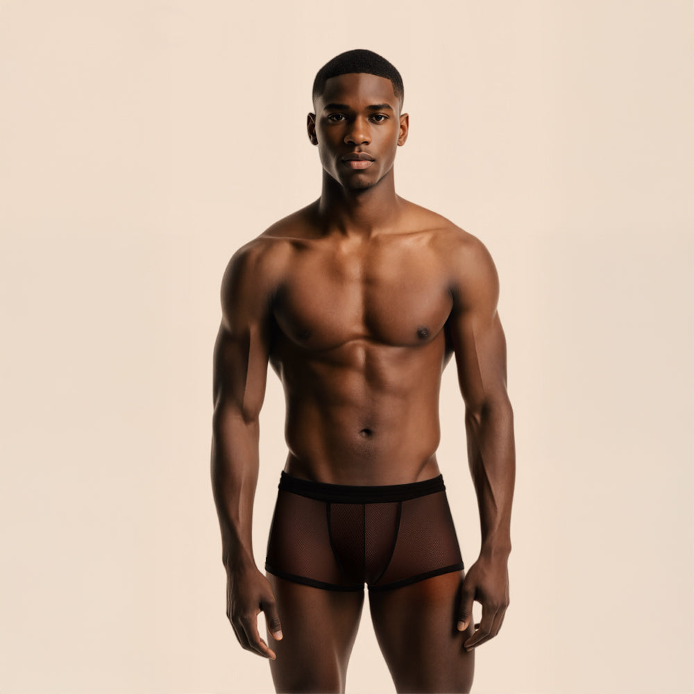 Boxer transparent Basil Passage du désir lingerie