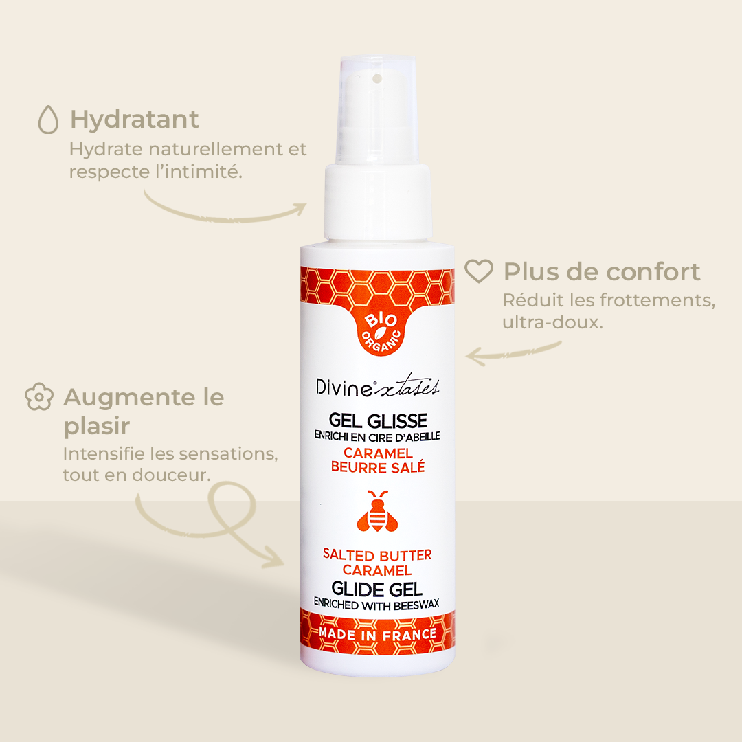 Gel glisse caramel beurre salé