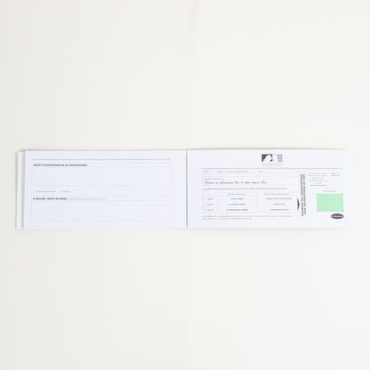 Carnet de mise à l'amende amoureux