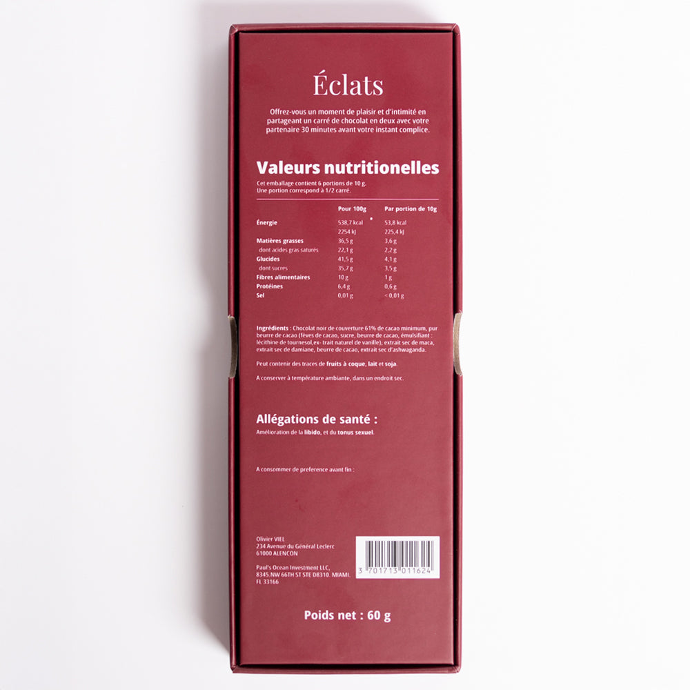Chocolat aphrodisiaque Marie de Buttet