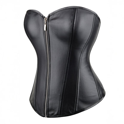 Corset Wetlook Zip OhYeah - Corset Wetlook Zip OhYeah