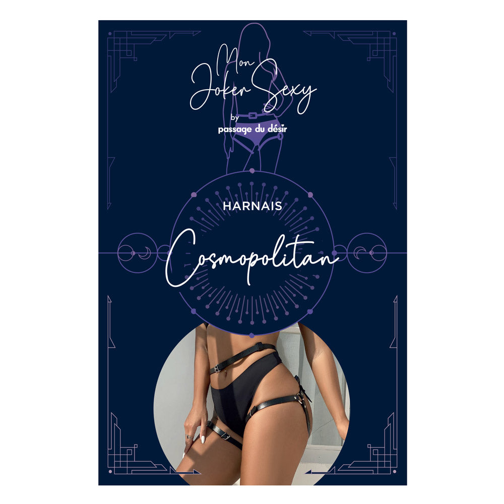 Harnais BDSM simili cuir Cosmopolitan Mon Joker Sexy