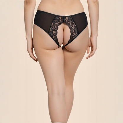 Culotte ouverte dentelle Marguerite Passage du désir lingerie - Culotte ouverte dentelle Marguerite Passage du désir lingerie