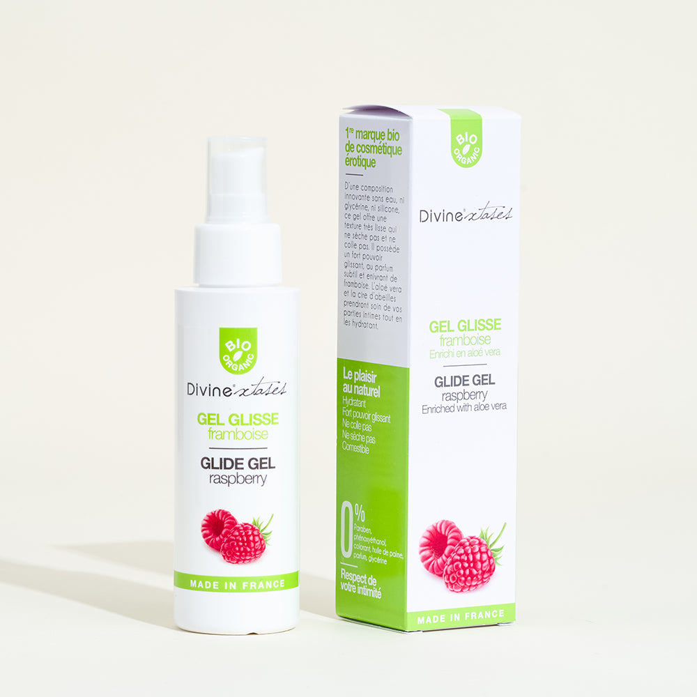 Gel glisse framboise Divinextases