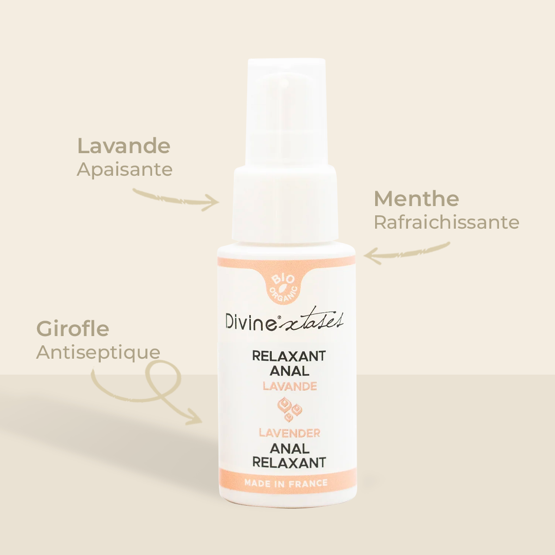 Gel relaxant anal lavande