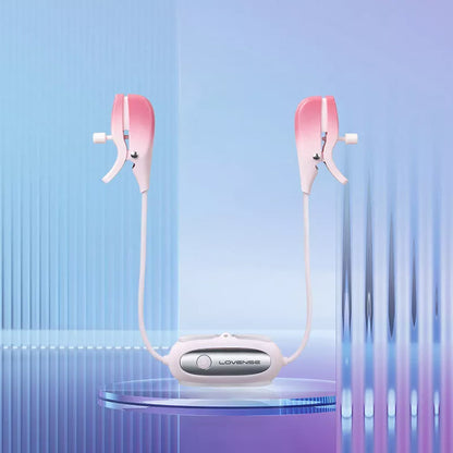 Pinces à seins vibrantes connectées Gemini de Lovense