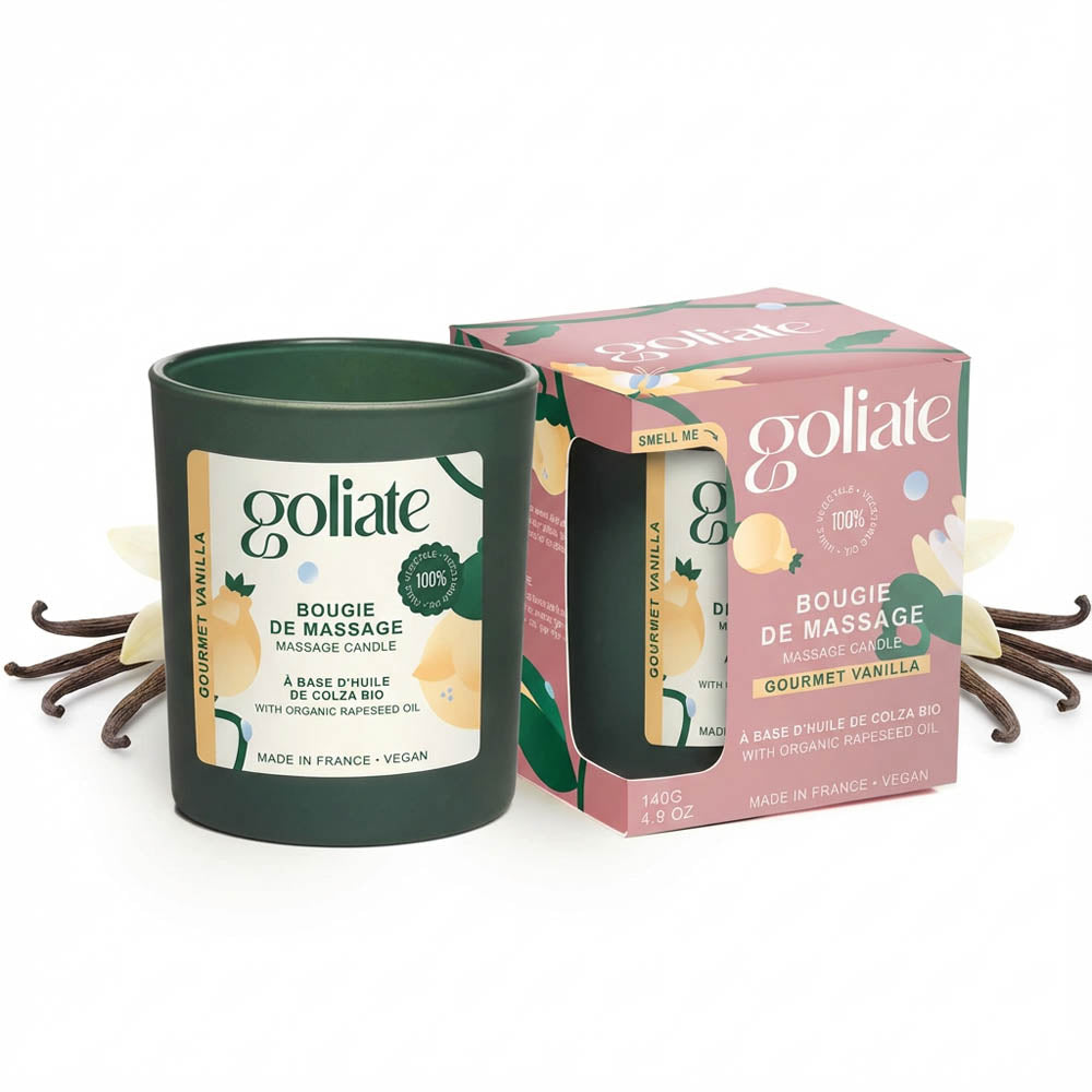 Bougie de massage bio parfum intense - Vanille