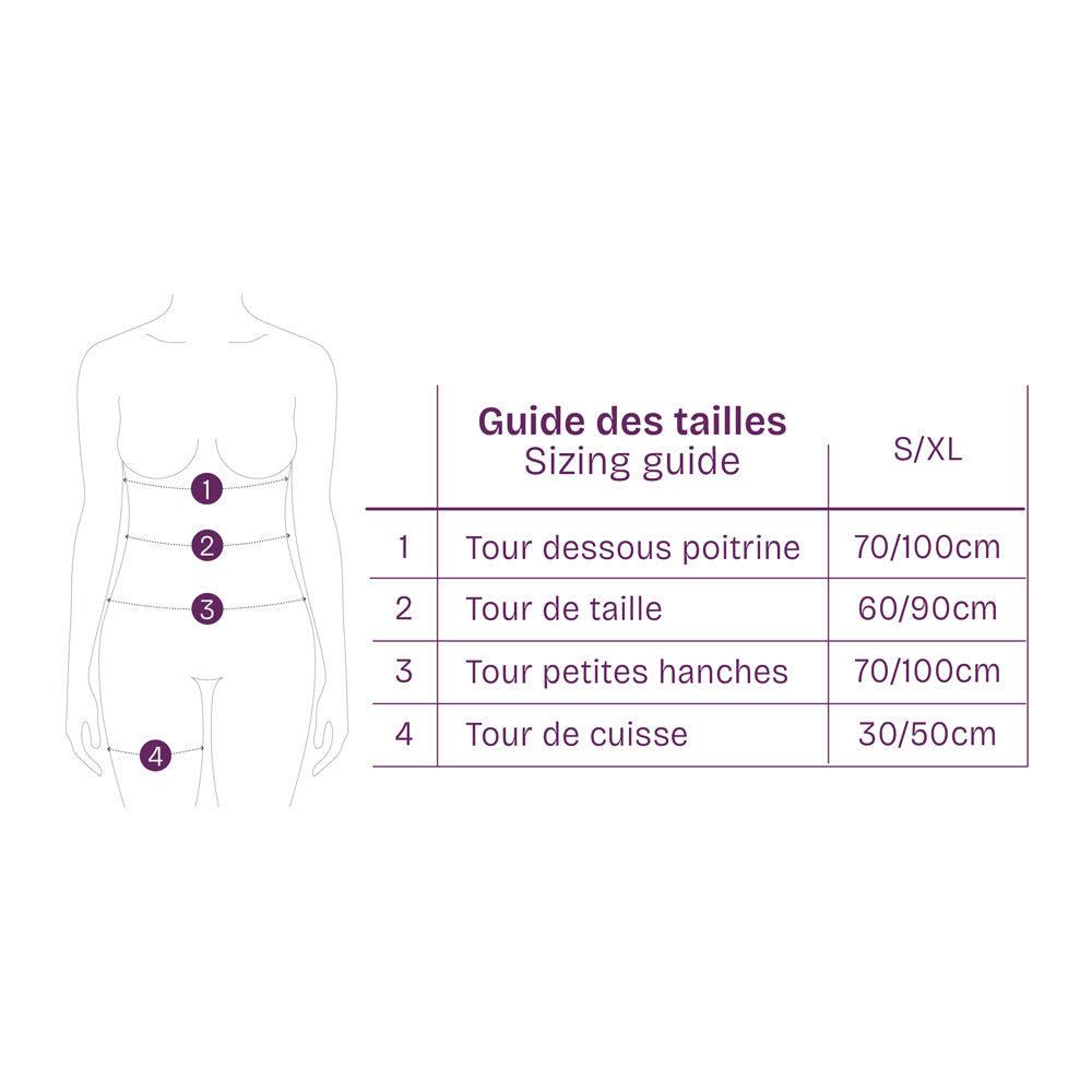 Harnais 2 pièces bonnets ouverts Ambre Passage du désir