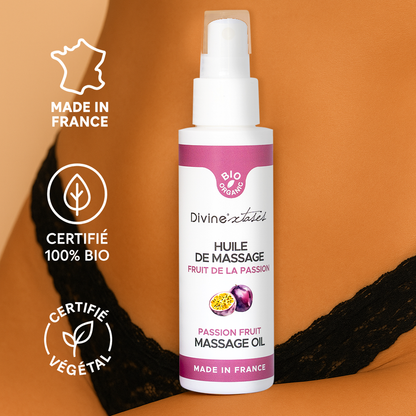 Huile de massage gourmande